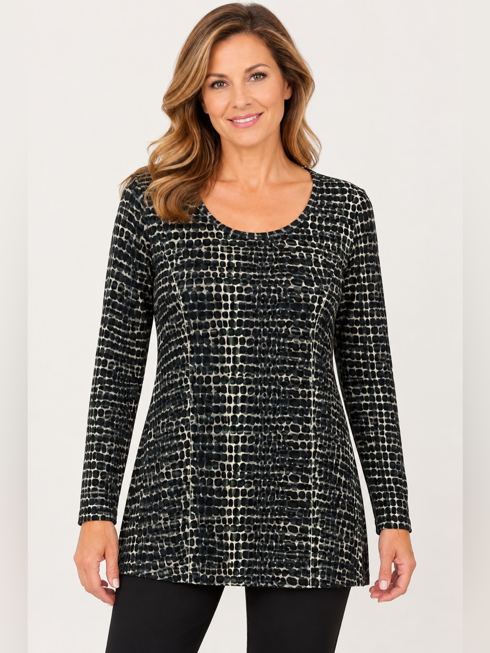 DKR Apparel Long sleeve Princess Cut Tunic